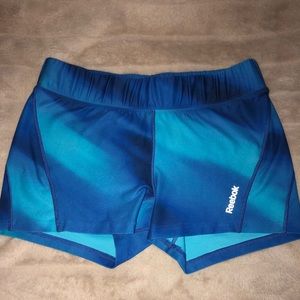 Reebok blue spandex shorts